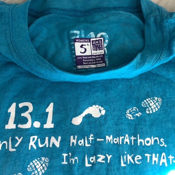 13.1 Half Marathon Funny Running Tee Shirt Small - Picture 3 of 4
